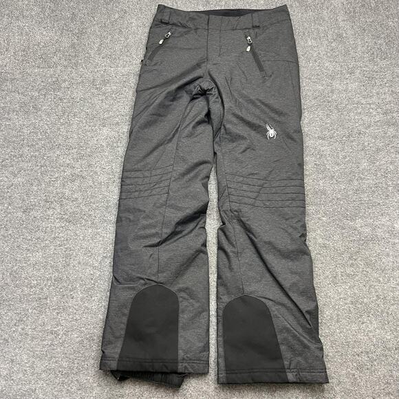 Spyder Pants Womens 10 Gray Winter Ski Snow Insulated Waterproof Regular Outdoor - Picture 1 of 12